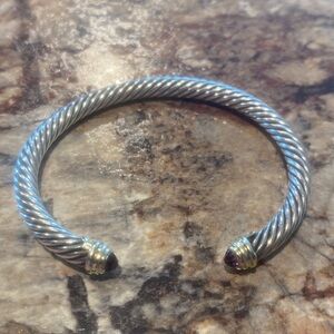 SOLD!!! Vintage David Yurman 4mm classic cable amethyst bracelet